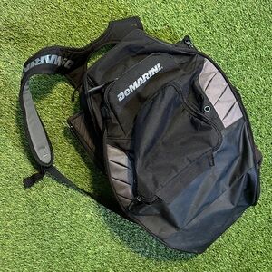 Used Demarini VOODOO Rebirth Baseball Softball Player Backpack Bat Bag Black